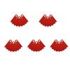 BASEPLATES Building Block Figure Accessory Red Cape (cape082-0) view 1