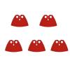 BASEPLATES Building Block Figure Accessory Red Cape (cape016-0) view 1