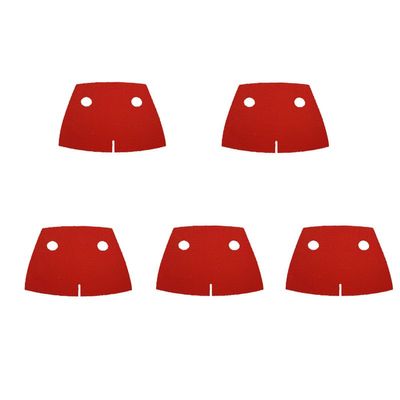 BASEPLATES Building Block Figure Accessory Red Cape (cape041-0)