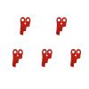 BASEPLATES Building Block Figure Accessory Red Cape (cape187-0) view 1