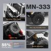 SVERTIBO 1/18 RC Semi-Truck for Adults, MN-333 Unimog Off-Road RC Rock Crawler, 4WD RC Truck RTR Transport Car Alloy Model for Hobby Toy Gifts (Silver) view 3