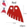 BASEPLATES Building Block Figure Accessory Red Cape (cape156-0) view 2