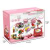 ToysCentral Basics Electric Cooking Toys Game Feating House with Simulation Induction Pot, Vivid Food Toys for the Development of Learning Skills and Motor Skills, Great Kids (Electromagnetic furnace style (red) view 2
