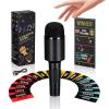 2025 Grab Microphone Game with Real Microphone, 2-10 Players -Singing Party Game for Adults, Family, Teens, 250 Lyric Challenge(125 Cards), Fun Music Mic for Games Night, Christmas, Birthday Party view 1