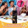 2025 Grab Microphone Game with Real Microphone, 2-10 Players -Singing Party Game for Adults, Family, Teens, 250 Lyric Challenge(125 Cards), Fun Music Mic for Games Night, Christmas, Birthday Party view 3