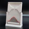 12 * 18cm Galton Board Experiment Model, Normal Distribution Mathematical Model, Probability Teaching Demonstration with Red Curve, for Educators and Students view 2