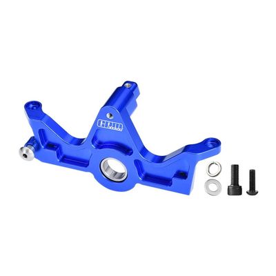 Aluminum 7075-T6 Alloy Bearing Motor Mount for Traxxas 1:10 Slash 4X4 / Hoss 3S / Bigfoot 4X4 / Ford Raptor R Ultimate/Stampede 4WD Upgrades - Blue