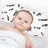 1 Pack Muslin Burp Cloths Collie Dog Paw White Cotton Baby Burp Cloths Absorbent Burping Cloth Soft Spit Up Rags for Newborn Baby Boys Girls 22x11 Inch view 4