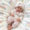 AMZBB 16 Inch Full Body Silicone Baby Doll Girl - Drink & Wet System - Squishy Realistic Reborn BabyDolls for Kids 3+ & Therapy Use view 2