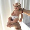 AMZBB 16 Inch Full Body Silicone Baby Doll Girl - Drink & Wet System - Squishy Realistic Reborn BabyDolls for Kids 3+ & Therapy Use view 3