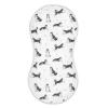 1 Pack Muslin Burp Cloths Husky Dogs White Cotton Baby Burp Cloths Ultra Absorbent Soft Burping Cloth Washcloths for Baby Boys Girls 22x11 Inch view 1