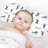 1 Pack Muslin Burp Cloths Husky Dogs White Cotton Baby Burp Cloths Ultra Absorbent Soft Burping Cloth Washcloths for Baby Boys Girls 22x11 Inch view 4