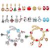 Christmas Advent Calendar Blind Box Bracelet DIY Charm Bracelet Kit with Christmas Countdown Calendar Surprise Gift for Kids' Coming-of-Age Day & Christmas Parties (C) view 4