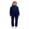 YONGHS Halloween Coveralls for Girls Boys Long Sleeve Killer Jumpsuit Flight Suit Mechanic Suit Navy Blue 10 Years view 1