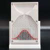 12 * 18cm Galton Board Experiment Model, Normal Distribution Mathematical Model, Probability Teaching Demonstration with Red Curve, for Educators and Students view 2