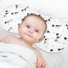 1 Pack Muslin Burp Cloths Stabyhoun Dogs White Cotton Baby Burp Cloths Ultra Absorbent and Soft Burping Cloth for Newborn Boys Girls 22x11 Inch view 4