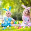 Cagemoga 40 Pack Easter Eggs Prefilled Wind Up Chick and Hopping Plush Bunny Toy for Egg Hunt Game Basket Stuffers Easter Party Supplies view 4