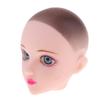 BJD Doll Practice Head for 1/6 Ball Jointed Dolls Female Head Vinyl Material Soft Texture Suitable for Makeup Practice Customization view 1