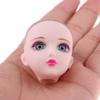 BJD Doll Practice Head for 1/6 Ball Jointed Dolls Female Head Vinyl Material Soft Texture Suitable for Makeup Practice Customization view 3