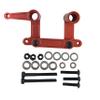Aluminum Steering Bellcranks Drag Link Upgrade Parts with Bearings, Compatible with Traxxas 1/10 Slash 2WD, Rustler VXL, Bandit, Stampede, Nitro Slash RC, Replace 3743 (Red) view 3