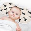 1 Pack Muslin Burp Cloths Dogs Beige Cotton Baby Burp Cloths Extra Absorbent and Soft Thick Burping Cloth for Newborn Babies 22x11 Inch view 4