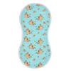 1 Pack Muslin Burp Cloths Capybara Blue Cotton Baby Burp Cloths Extra Absorbent and Soft Spit Up Rags for Baby Boys Girls 22x11 Inch view 1