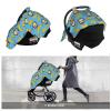 Muishi Cool Monkeys and Bananas Baby Car Seat Canopy Nursing Cover for Newborn Car Seat Breastfeeding Covers Blanket Newborn Shower Gift view 4