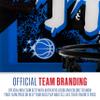 Franklin Sports NBA Orlando Magic Over The Door Basketball Hoop - Kids Indoor Hoop with Mini Basketball - NBA Fan Shop Toy for Bedroom + Office - Over The Door Set view 3