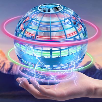 Zookao 2025 Boomerang Hover Ball, Upgraded Flying Orb Galaxy Ball 2025 Cool Toys Gift for 6 7 8 9 10+ Year Old Boys Girls Indoor & Outdoor Toy Flying Spinner Cosmic Globe
