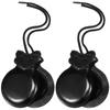 Abaodam Wooden Finger Castanets Spanish Castanets Percussion Instrument for Adults Handheld Flamenco Castanet Pair Portable Rhythm Tool for Music Learning and Early Education view 1