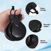 Abaodam Wooden Finger Castanets Spanish Castanets Percussion Instrument for Adults Handheld Flamenco Castanet Pair Portable Rhythm Tool for Music Learning and Early Education view 3