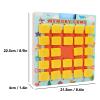 Drfeify Memory Matching Game, Double Sided Wooden Board Game for Camping Travel, Poplar Plywood and ABS Material view 3