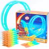 Blaze and The Monster Machines TurboTwist Racers Boost Pack - Glow in The Dark Racing Loop & Tracks Expansion Set for Kids Ages 3-10 view 1