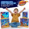 Blaze and The Monster Machines TurboTwist Racers Boost Pack - Glow in The Dark Racing Loop & Tracks Expansion Set for Kids Ages 3-10 view 4