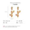 6.4 * 3.4cm Bohemian Cactus Plant Flower Earrings Female,multicolored,6.4 * 3.4cm view 3