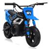 24V Electric-Dirt-Bike for Teens, 12" Fat Tire Electric Motorcycle with Hydraulic Brakes & Spring Suspension, 130lbs Max Load, 350W Brushless Motor, Mountain Off-Road Motorcycle for Boys Girls view 1