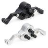 Aluminum Transfer Case Gearbox 70mm Width Underdrive 30% for 1/10 RC Crawler Cheater Rigs LCG Chassis Build DIY Upgrade Parts(Black) view 2