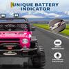 12V Kids Ride On Truck with Parent Remote Control, Off-Road Electric Car w/Dual Motors, LED Lights & Music, 3-Speed, Spring Suspension, Safety Belt | Gift for Boys Girls Ages 37M+ view 2