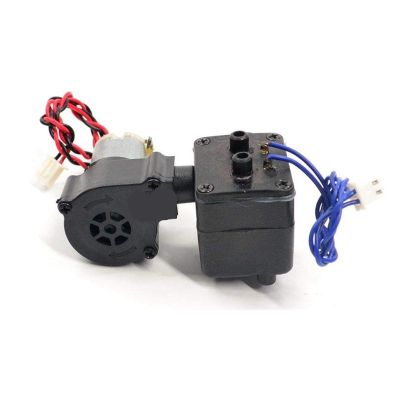 Metal Smoke Generator Gear Box Unit with Pipe Connector for Heng-Long 3918 1/16 Scale RC Model Tank Upgrade Spare Part