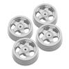 For MN78 For MN82 1/12 4pcs Metal Wheel Rim Wheel Hub RC Car Upgrades Accessories Replacement Parts RC Car Tires Rims(Silver) view 1