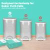 [10 Pack] Dekor Plus Diaper Pail Refills, Extra-Thick Continuous Liner Bags Compatible with Dekor Plus Diaper Pails, Strong Diaper Pail Refills for Baby & Adult Diapers, Nursery Odor Control view 4