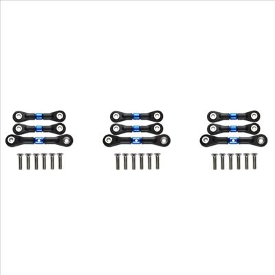 RC Parts Compatible with Tamiya for TT-02 TT-02T 1/10 RC Car Upgrades Parts Modification Accessories 9Pcs Steering Link Rod Servo