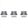 RC Parts Compatible with Tamiya for TT-02 TT-02T 1/10 RC Car Upgrades Parts Modification Accessories 9Pcs Steering Link Rod Servo view 1