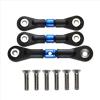 RC Parts Compatible with Tamiya for TT-02 TT-02T 1/10 RC Car Upgrades Parts Modification Accessories 9Pcs Steering Link Rod Servo view 2