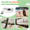 2 in 1 Digital Microscope for Kids with Endoscope, Learning Toy for Children, Ideal Gift for Kid, Christmas Stocking Stuffers for Kids, Dual-Lens, Fox view 4