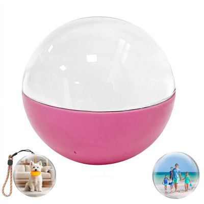 2.76" Crystal Ball Video Player, 3D Memory Orb Ball Digital Display Memory Sphere Lamp with Sound, Uploadable Videos & Photos, Personalized Gift for Birthday Anniversary Xmas