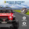12V Kids Ride On Truck with Parent Remote Control, Off-Road Electric Car w/Dual Motors, LED Lights & Music, 3-Speed, Spring Suspension, Safety Belt | Gift for Boys Girls Ages 37M+ view 2