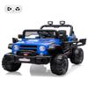 12V Kids Ride On Truck with Parent Remote Control, Off-Road Electric Car w/Dual Motors, LED Lights & Music, 3-Speed, Spring Suspension, Safety Belt | Gift for Boys Girls Ages 37M+ view 1