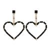 6.5 * 4.6cm Bohemian Heart Shaped Retro Earnail,black,6.5 * 4.6cm view 1