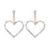 6.5 * 4.6cm Bohemian Heart Shaped Retro Earnail,black,6.5 * 4.6cm view 2